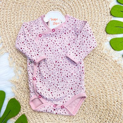 Body Kimono M/L Oncinha - Rose e Bordô